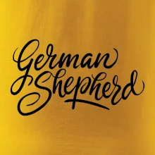 German shepherd - nápis okrasny - nápis okrasný