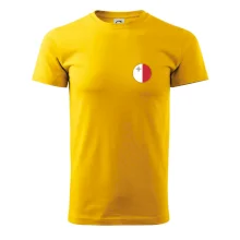 Vlajka Malta kulatá na prso