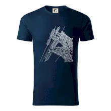 Nákres stožáru vysokého napětí