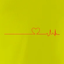 Poker EKG srdce červené