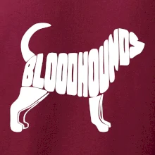 Bloodhound nápis v těle