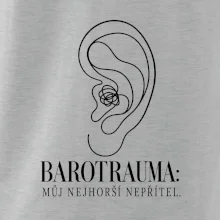 Barotrauma můj nejhorší nepřítel ucho s uzlem v lince