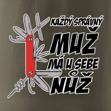 Každý správný muž, má u sebe nůž