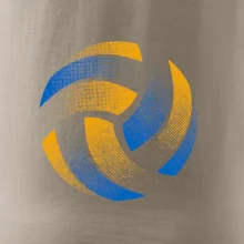 Volejbalový míč rastr barevný