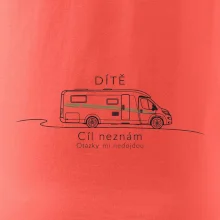 Dítě cíl neznám otázky mi nedojdou obytný automobil