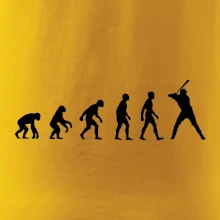 Evoluce baseball pálkař nápřah