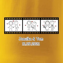 Svatební den - váš nápis (Hana-creative)