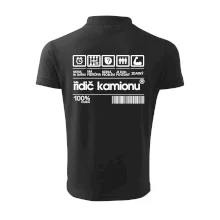 Čárový kód řidič kamionu