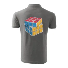 Rubikova kostka kreslená