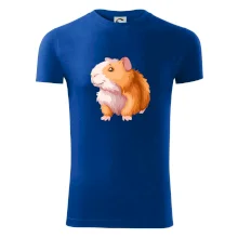 Morče - kreslené, bílo oranžové