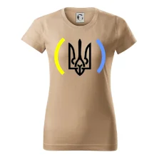 Ukrajina trojzubec s barvami