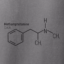 Molekulární struktura Metamfetamin