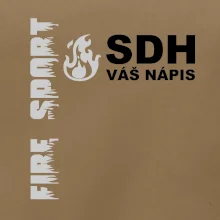 SDH REFLEXNÍ nápis (oheň, firesport, název sboru - vlastní nápis)