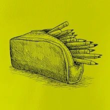 Školní penál kreslený