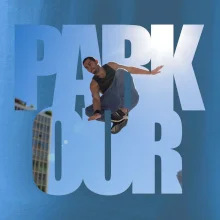Parkour nápis nebe
