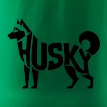Husky nápis v těle