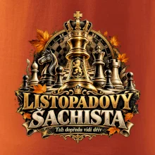 Listopadový šachista se zlatým králem