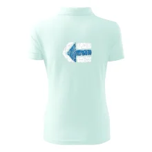 Párová turistická značka modrá