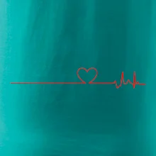 Poker EKG srdce červené