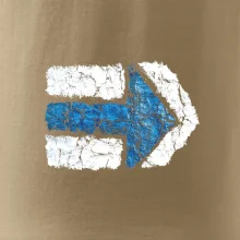 Párová turistická značka modrá