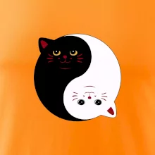 Kočky jin jang barevné