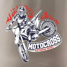 Motocross extreme sport fire