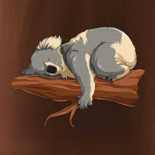 Koala na větvi