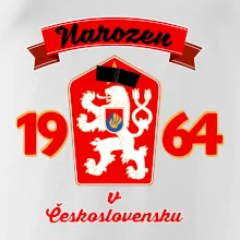 Narozena v Československu - Přelepený znak 1964