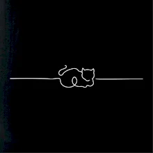 Kočka linka kreslená