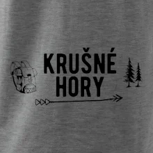 Krušné hory nápis
