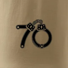 Narozeninové tričko pro policajta - pouta 70