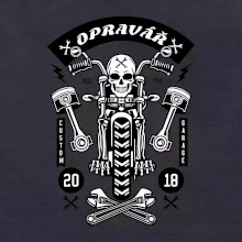 Lebka motorkář opravář