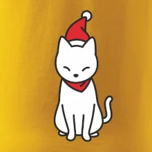 Vánoční kočka sedící