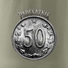 Padesátník 1963 - 1978 s nápisem