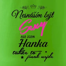 Nesnáším být sexy - vlastní jméno Nesnáším být sexy - vlastní jméno