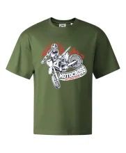 Motocross extreme sport fire