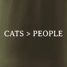 Cats > people