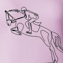 Jízda na koni jedním tahem