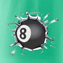 Kulečníková koule v triku