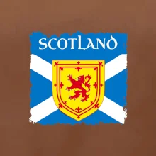 Skotská vlajka s erbem lva