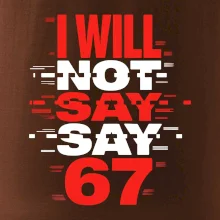 Červený - I Will Not Say SAY 67