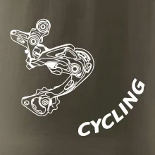 Cycling nápis šikmo