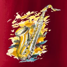 Saxofon malovaný