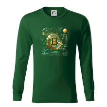 Bitcoin logo s grafy Bitcoin logo s grafy