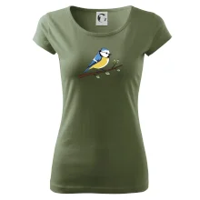 Sýkorka modřinka na větvi