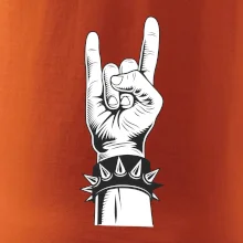 Rock ruka s náramkem