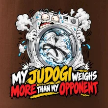 My judogi weighs more than my opponent