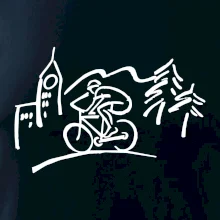 Cyklista na výletě