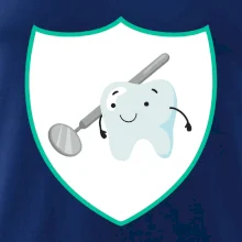 Zoubek na prsu - zrcátko