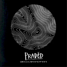 Praděd - vrstevnice v kruhu